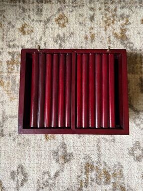 Vintage Wooden Photo Storage Box